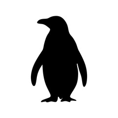 Obraz premium Silhouette of a penguin