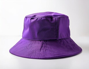 colorful purple bucket hats displayed with a white background showcasing different styles and materials