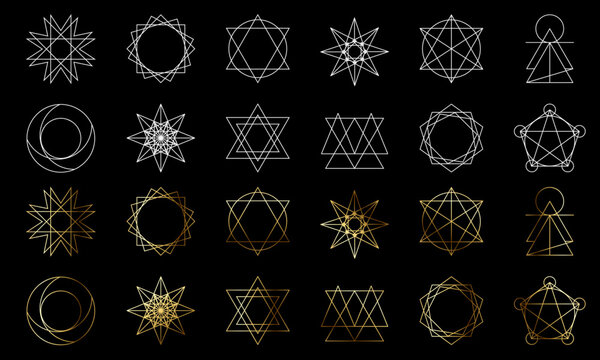 Sacred geometry shapes