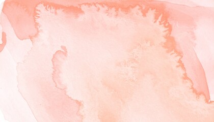Fototapeta premium Valentines day soft pastel watercolor background pink peach