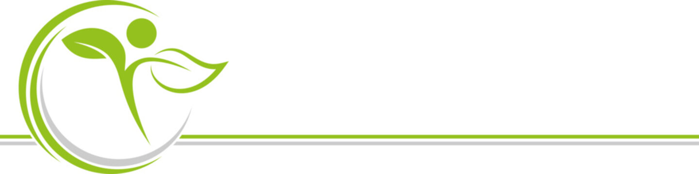 Person als Pflanze, Chiropraktiker, Heilpraktiker und G&auml;rtner Hintergrund