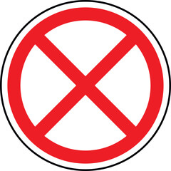 Obraz premium Stop and Go Sign. Vector illustration of Stop and Go sign isolated on pure white. EPS file available.