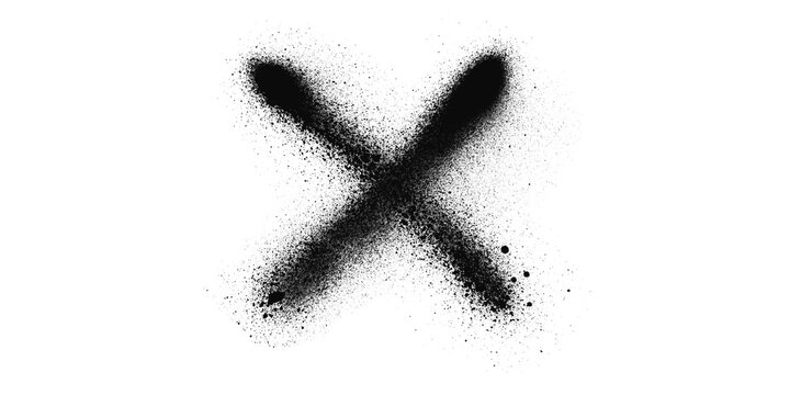 Dark X mark black grunge texture subtle abstract minimalist art mysterious conceptual design enigmatic shadowy visual