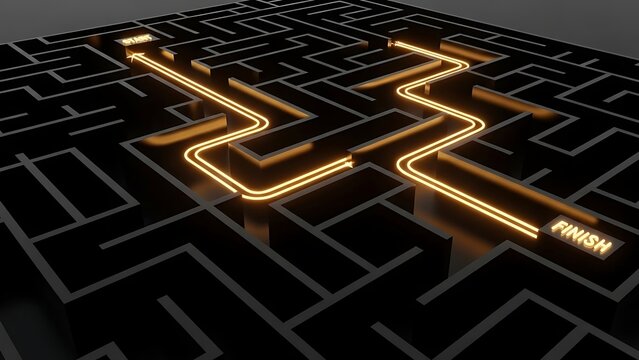 Metallic chrome sphere surrounded by vibrant colorful light trails reflecting on a dark polished surface - Powered by Adobe