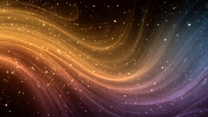 Cosmic Flow: A mesmerizing dance of celestial colors, where vibrant hues swirl and intertwine. 