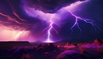 purple lightning