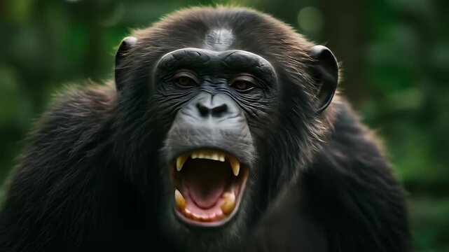 Chimpanzee Expressions - A Glimpse into Primate Emotions and Behavior.