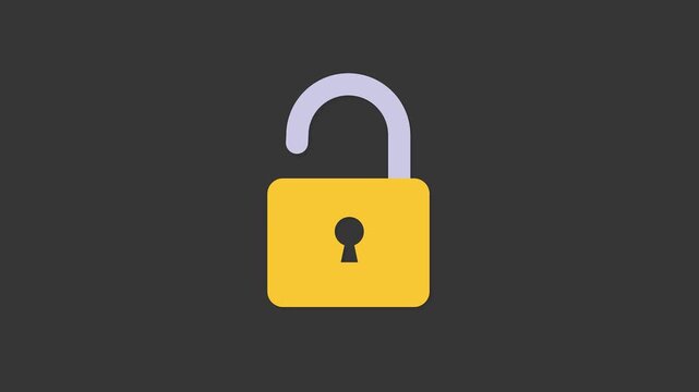 Unlocked: A graphic of a golden padlock, its shackle open, conveys themes of access, security, and potential.
