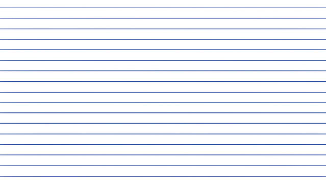 White background with faint blue horizontal lines pattern, simple and clean design, ideal for paper or notepad texture - Transparent PNG