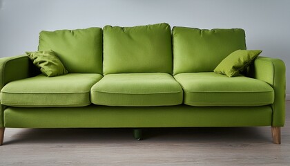 soft green avocado colored lazy sofa