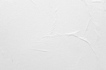 Abstract background of white paper with folds
