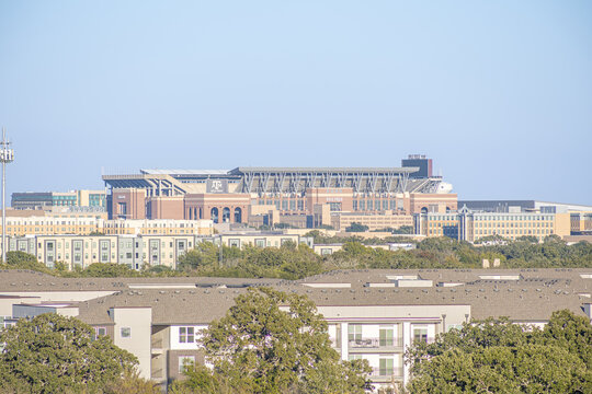 College Station, Texas, USA - January 14, 2026: Department of International Studies, Academic Building, located on the campus of Texas AyM University