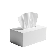 Open box of white tissues