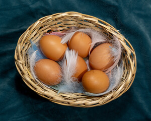 eggs in a basket