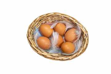 eggs in a basket