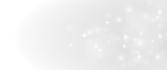 Elegant Glittering Stardust on Transparent Background
