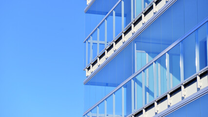 Luxury house complex of flats in condo area . Part of city real estate property, condo architecture on a sunny day no people.