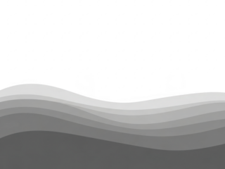 A grayscale wavy pattern with varying shades of gray on transparent background