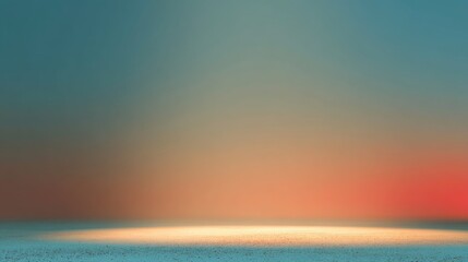 Serene abstract gradient background with soft hues of teal, peach, and cream, creating a calming atmosphere for design projects and creative uses