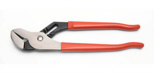 Hardware Cutter Grip Plier Isolated on White Background. Cutout with Soft Shadow.