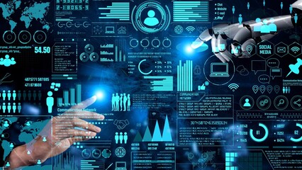 AI enhances network connection visualization with real-time digital analytics, virtual assistant tools, and artificial intelligence for global communication insights. Thunk