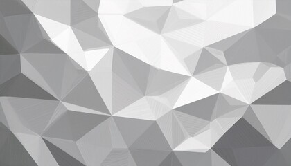 abstract white geometric polygonal pattern texture background