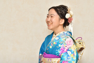 振袖の女の子