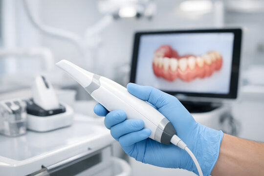 Intraoral Dental Scanner and Digital Dentistry Technology in Modern Dental Office