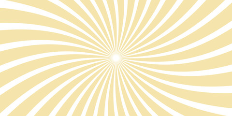 Obraz premium Vanilla color and white color Sunburst for the background. flag of japanese. The rising sun.