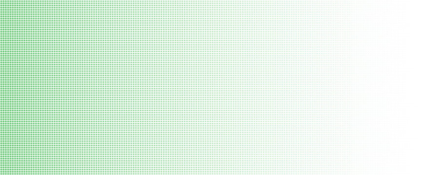 Abstract green halftone dotted background.