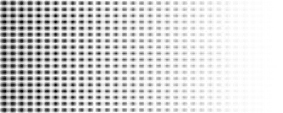 Wide format and rectangular,rectangle horizontal,linear halftone vector pattern,texture.