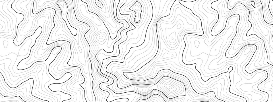 Line contour art backdrop map area navy logo current element for terrain and different radar geology chart. Ocean land vector location relief hiking white abstract geographic cartography.