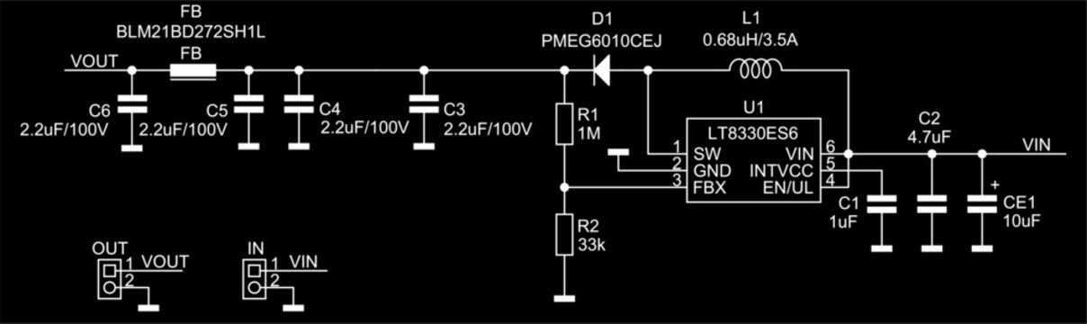 Schematic diagram of digital electronic device 
on paper sheet. Vector drawing electrical circuit with 
integrated circuit, connector, diode, inductor coil, 
capacitor, resistor, other components.