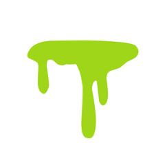 Green slime dripping 