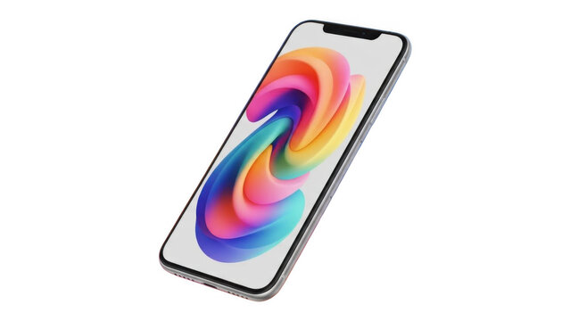 Smartphone with colorful display
