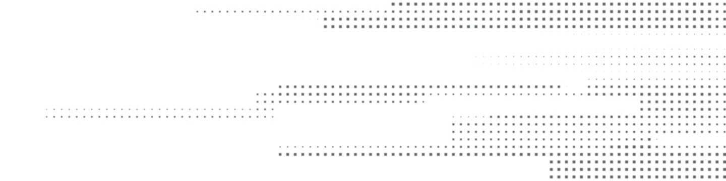 Grey Halftone Square Pattern Background With Horizontal Fading Lines And Minimalist Pixel Art Style Vector Illustration