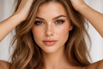 Naklejka premium female model