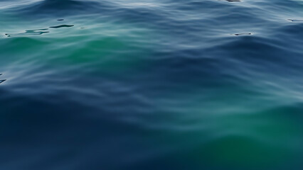 Abstract background of water waves moving smoothly and freely, creating a beautiful tranquil rippled surface