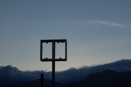 Sign at Dusk