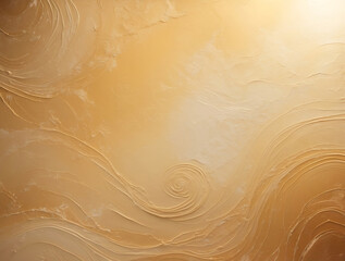 abstract background with golden waves