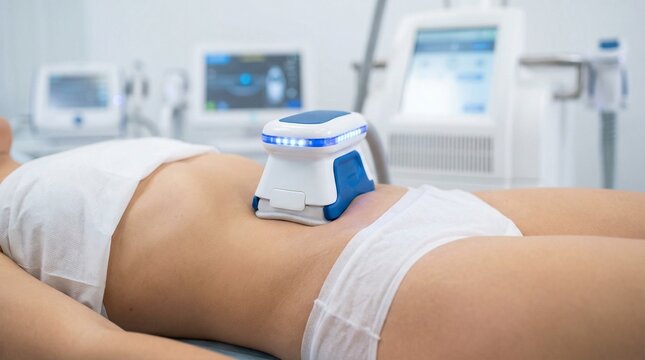 Body Slimming Machine Application Stomach Fat Reduction Procedure