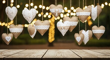 Hanging Heart Decorations for Romantic Events and Celebrations: Perfect for Weddings, Anniversaries, or Home Decor