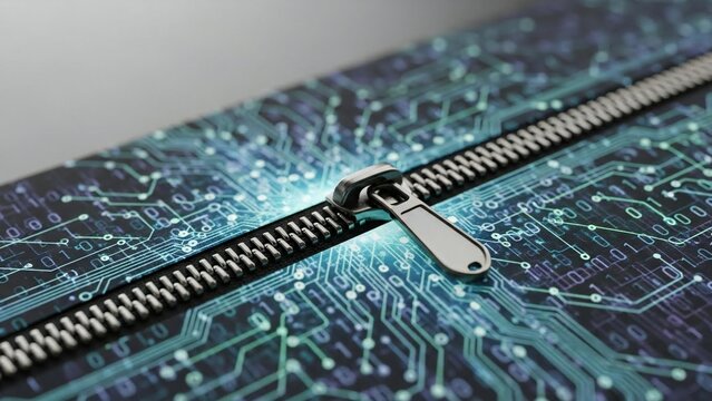 Unlocking digital infrastructure with a secure password concept on a circuit board - Powered by Adobe