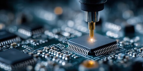 Advanced Quantum Robotics Calibration Process on a Circuit Board for Precision Execution