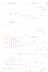 Colorful Abstract Dot Pattern on Black Background: Modern Graphic Design for Home Decor and Art Prints