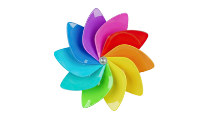 Colorful Pinwheel Toy