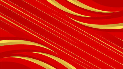
Red abstract line background with flowing elegant strokes.luxury background