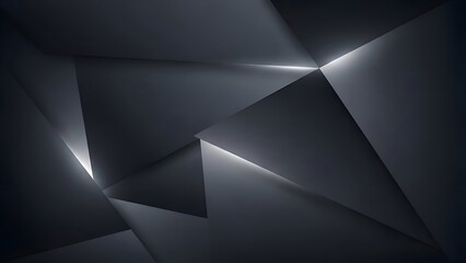 Dark Geometric Shapes with Dramatic Lighting.