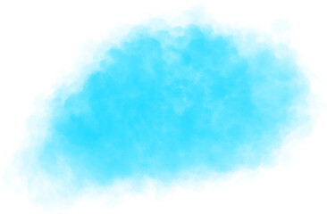 Blue Sky Cloud Shape Texture Overlay with Soft Gradient watercolor Background