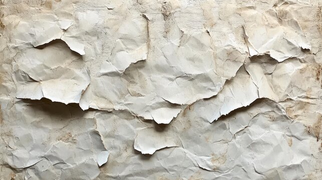 Crumpled aged paper texture background